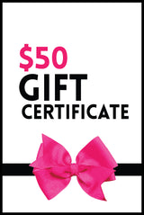 $50 Gift Certificate